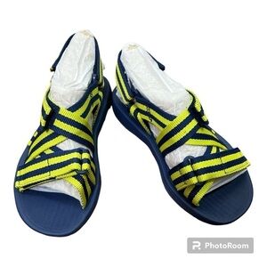 Camper Match Sandal Blue & Yellow Stripe NIB EU 36/US 6